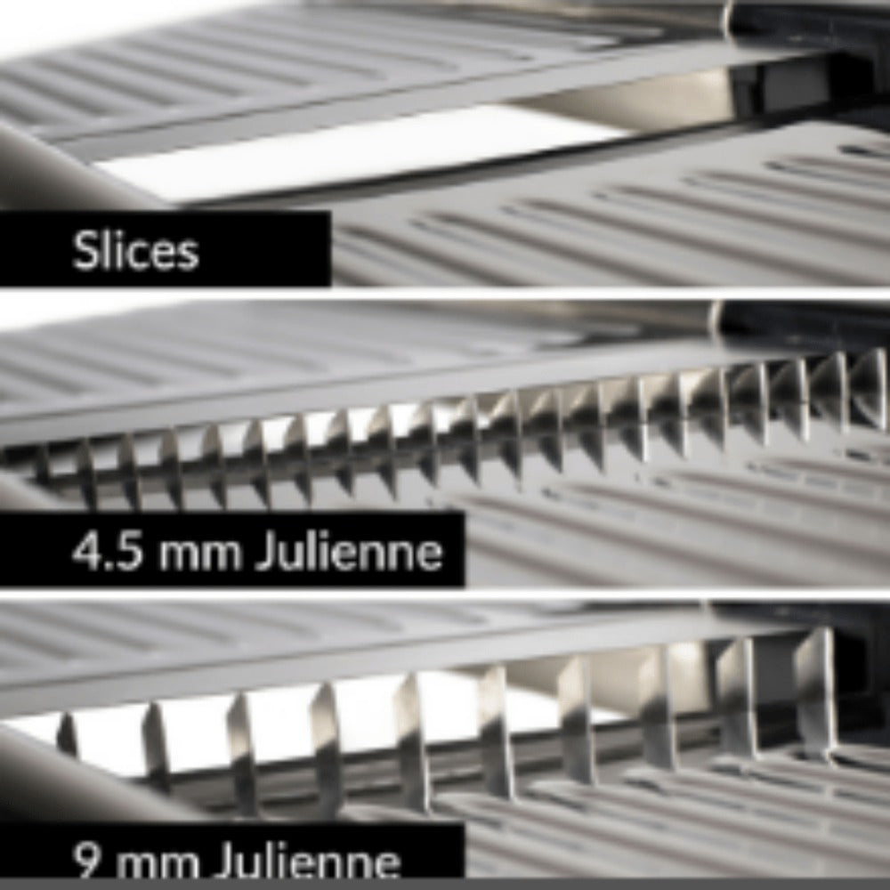 Mandoline Slicer 7-Blade Stainless Steel Vegetable Slicer with Adjustable Thickness & Safety for Home Cooking, Dining and Outdoor Meals