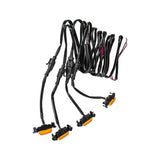 Small Yellow Light - One Pull Four Black Shell Amber Light