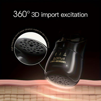 Facial Massager 3-in-1 with Interchangeable Heads for Face Neck Eyes for Home or Salon Spa Use