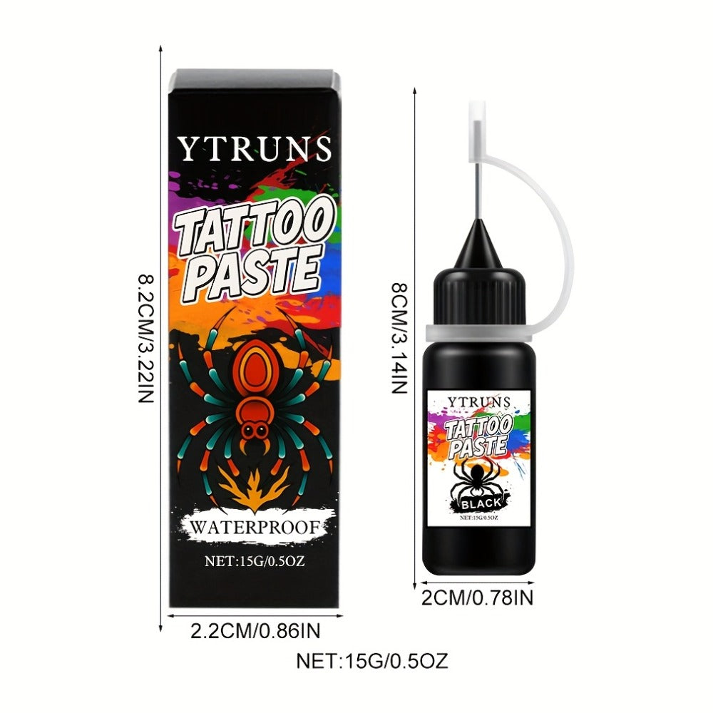Liquid Body Paint Temporary Tattoo Ink – 7 Vibrant Colors, Fast-Drying Waterproof Formula, Plant-Based Squalane, Skin-Safe for Festivals