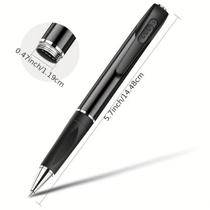 32GB Voice Activated Recorder with MP3 Player & 1080P Body Camera - Digital Recording Pen, Mini Belt Clip Design