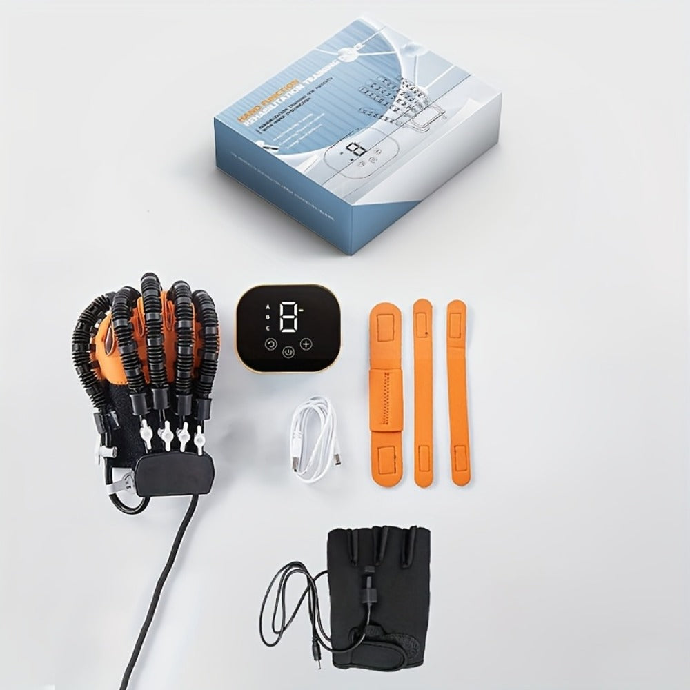 Rehabilitation Robot Gloves for Hand & Finger Training, Air Pressure Finger Exercise Device with LCD Touch Screen