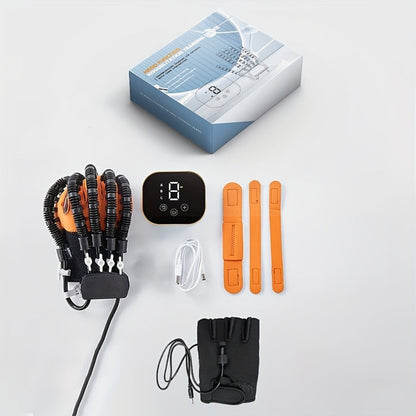 Rehabilitation Robot Gloves for Hand & Finger Training, Air Pressure Finger Exercise Device with LCD Touch Screen
