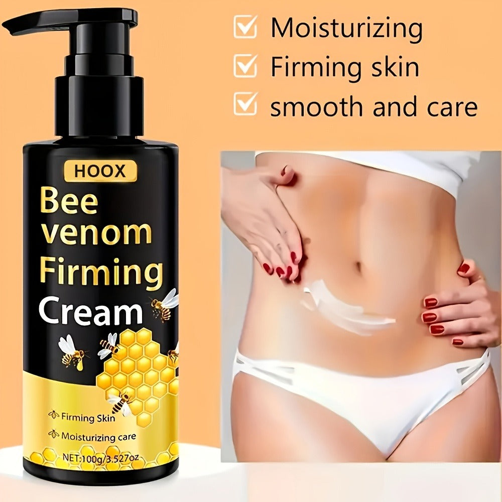 Bee Venom Firming Cream 100g for Face Neck Abdomen & Body – Moisturizing Anti-Aging Skin Tightening Cream for Sagging Loose Skin Smoother