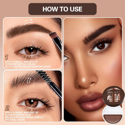 3D Microblading Brow Pen Waterproof Sweat-Proof, for Makeup, Travel and Everyday Vanity Use