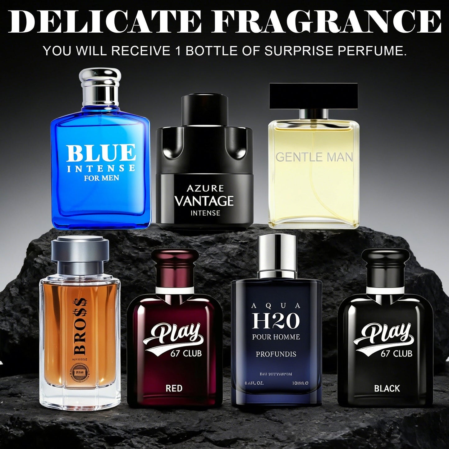 Men's Cologne Surprise Pack 100ml - Curated Fragrance Spray 3.38oz for Bath Time, Home Spa and Personal Care