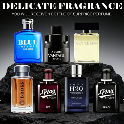 Men's Cologne Surprise Pack 100ml - Curated Fragrance Spray 3.38oz for Bath Time, Home Spa and Personal Care