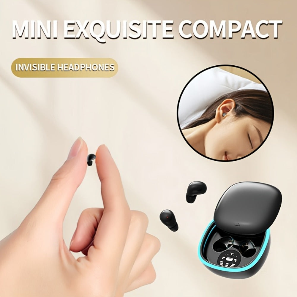 Smallest Invisible Mini Spy Earpiece Wireless for Bedside Audio, Alarms and Room Entertainment