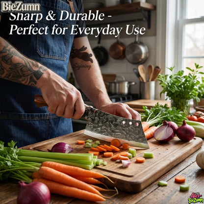 Kitchen Knife Set 7-Piece Stainless Steel Professional Chef Knives with Boning Slicing Carving Peeler Butcher Knife & Scissors