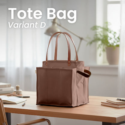 Large Divided Picnic Tote Bag with Separate Sections for Eggs, Bottles and Delicate Groceries, Available in Four Colors