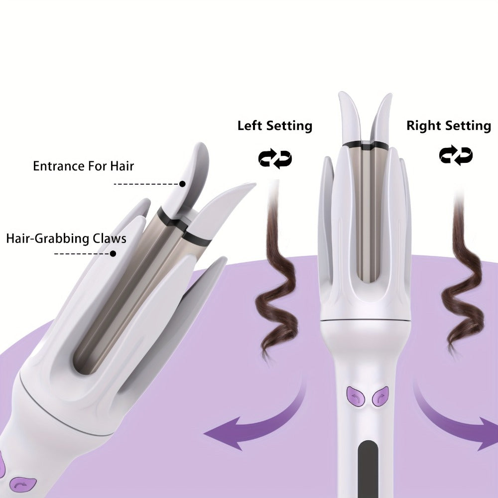 Hair Curler 28mm Barrel Negative Ion Technology 4 Temperature Settings Fast Heating Portable for Home, Travel and Salon Hair Styling