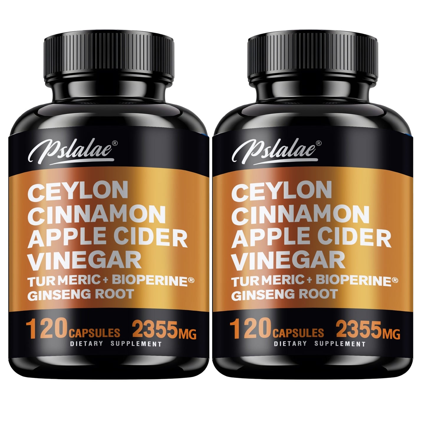 Ceylon Cinnamon Capsules 120 Count with Apple Cider Vinegar Turmeric Bioperine & Ginseng for Bath Time, Home Spa and Personal Care