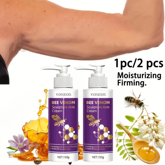 Body Cream VONEOS Bee Venom 150g Pump Bottle with One or Two Piece Options for External Arm Application