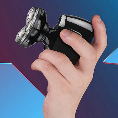 5-in-1 Electric Shaver Kit for Men Wet Dry Rotary Shaver – Bald Head Beard Nose Ear Trimmer with Digital Display