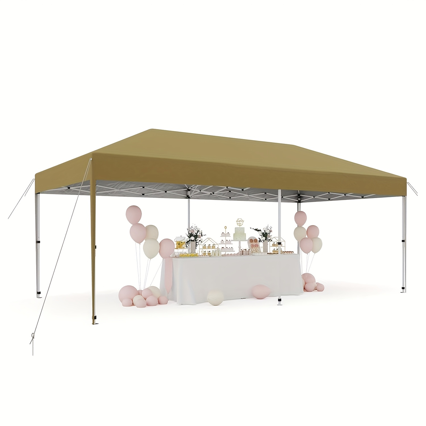 10'x20' Instant Canopy Tent - High Quality Pop-Up Event Shelter with Sidewalls, Portable Outdoor Party tent for Weddings