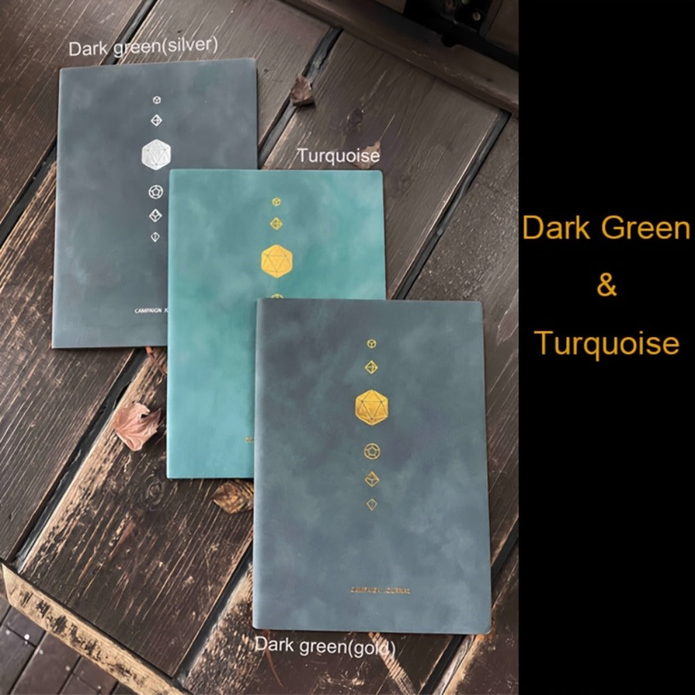 DnD Campaign Journal for D&D 5e & 5R Players, RPG Notebook with Character Sheets, Spell Tracker, Quest Log