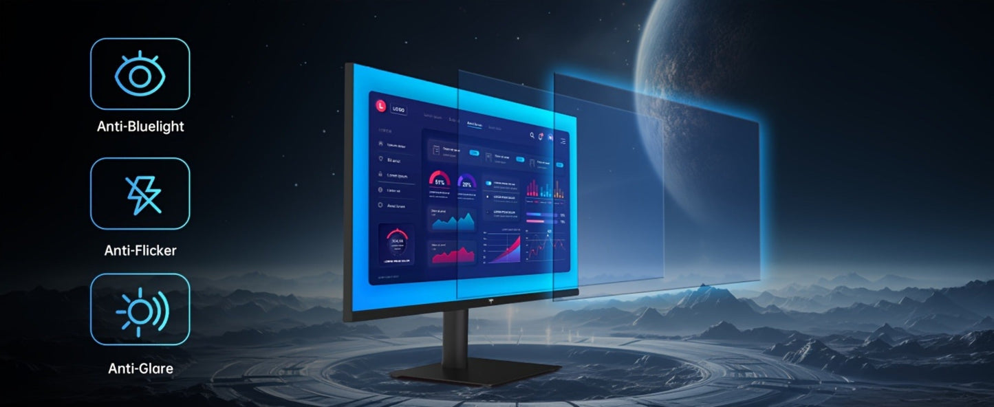 27-Inch QHD 100Hz Computer Monitor 2560x1440 IPS Display, AMD FreeSync, Ultra-Thin Bezel, HDMI DisplayPort