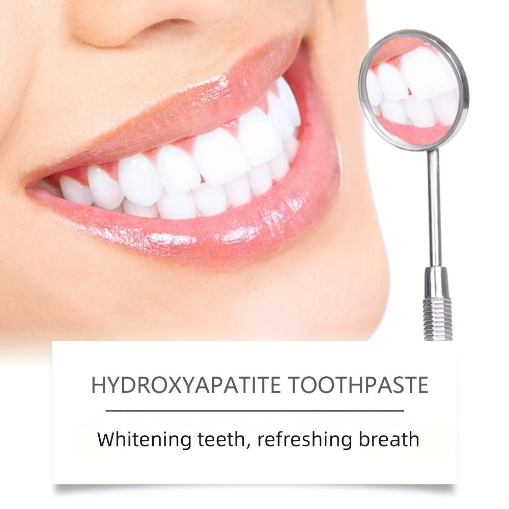 Hydroxyapatite Toothpaste 3-Pack 7.5% Nano Formula Whitening Toothpaste with Toothbrush Teeth for an Everyday Personal Care Routine