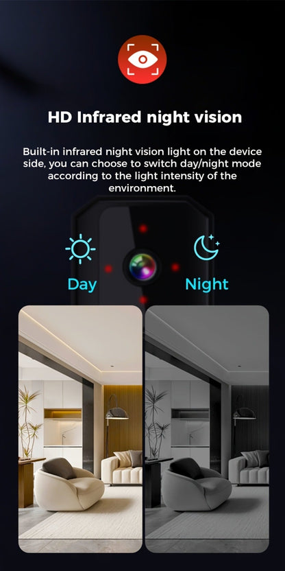 Wireless Security Camera Rechargeable Battery, No WiFi No Internet AP Hotspot, IR Night Vision, Two-Way Audio