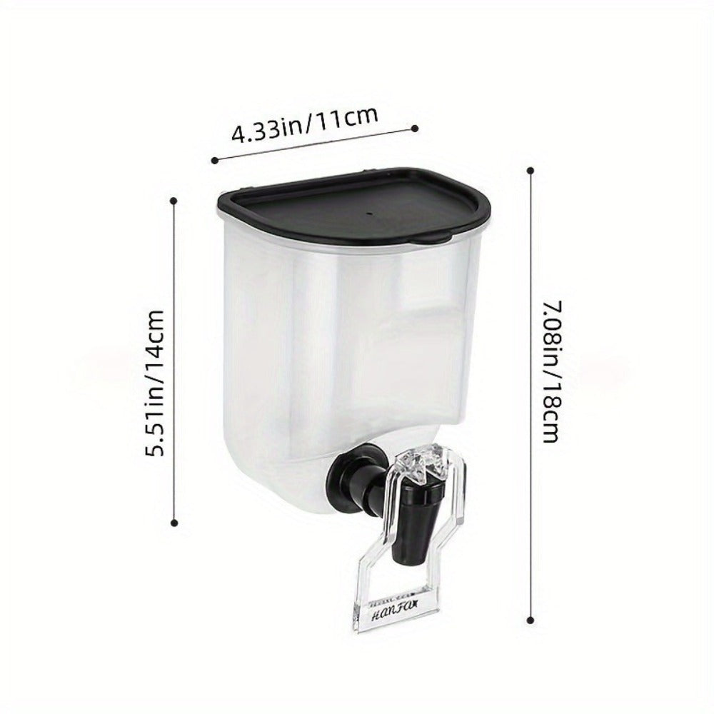 Mouthwash Dispenser Wall Mounted 2-Pack 21 oz Plastic Container - No Electricity Required for an Everyday Personal Care Routine