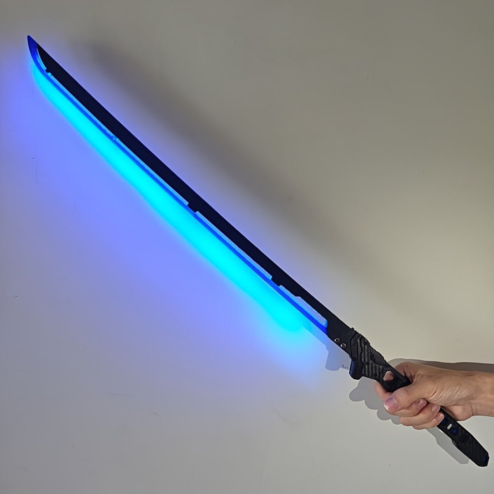 LED Cyberpunk Katana Prop 80cm Acrylic Luminous with the Listed Color, Size or Set Options for Everyday Use