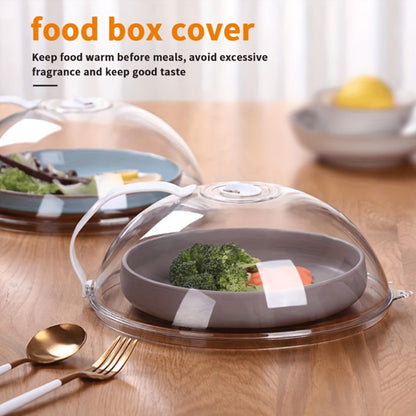 Microwave Food Cover Splash Guard 2 Pack with Steam Vent and Handle Plastic Splatter Guard for Home Cooking, Dining and Outdoor Meals