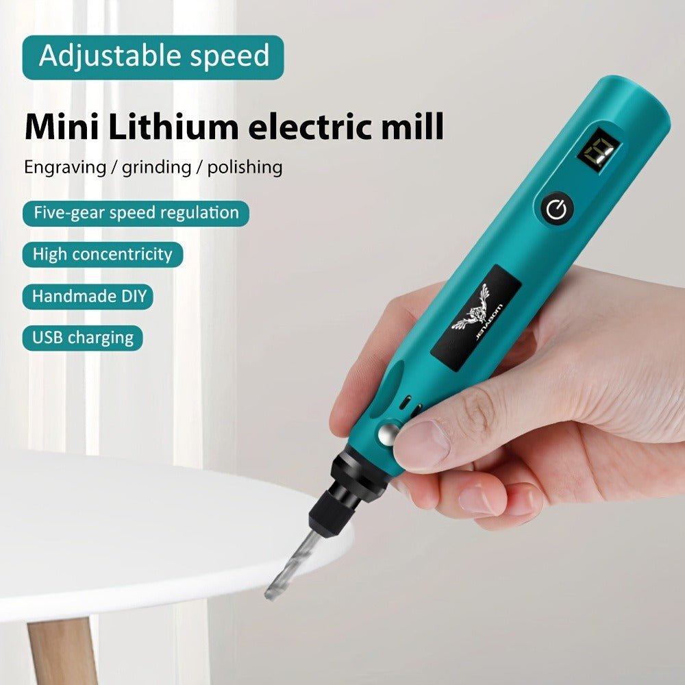 Power Tools Rechargeable Engraving Pen Kit with Adjustable Speed and 25 Piece or 39 Piece Accessory Options