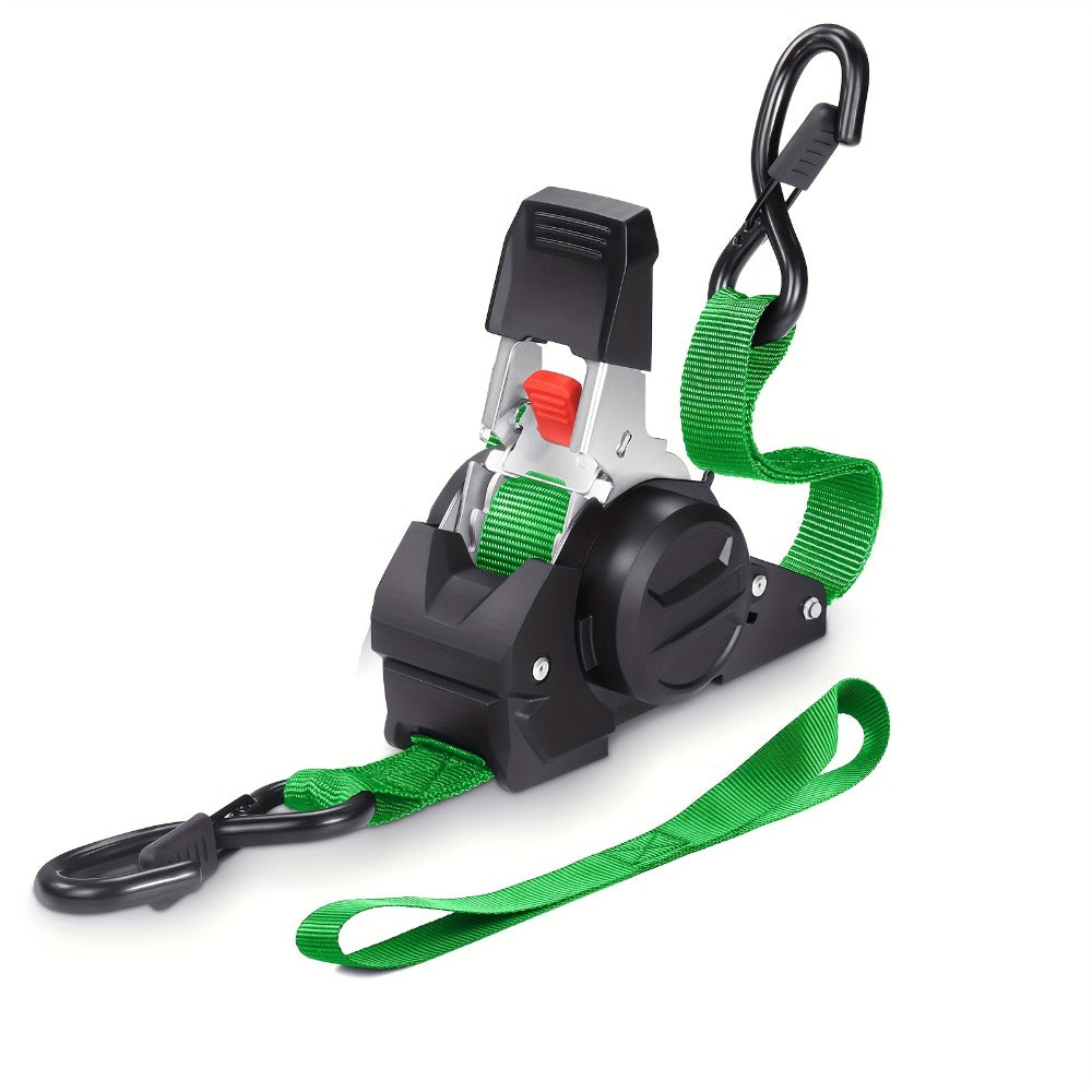 Retractable Ratchet Straps with Extension Strap for Entryways, Bedrooms and Living Spaces, with Listed Configuration