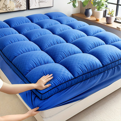 Quilted Mattress Topper Pillow Top 1000GSM – Fitted Mattress Pad Cover Deep Pocket 8-21 Inch, Breathable Cooling Mattress Protector Twin