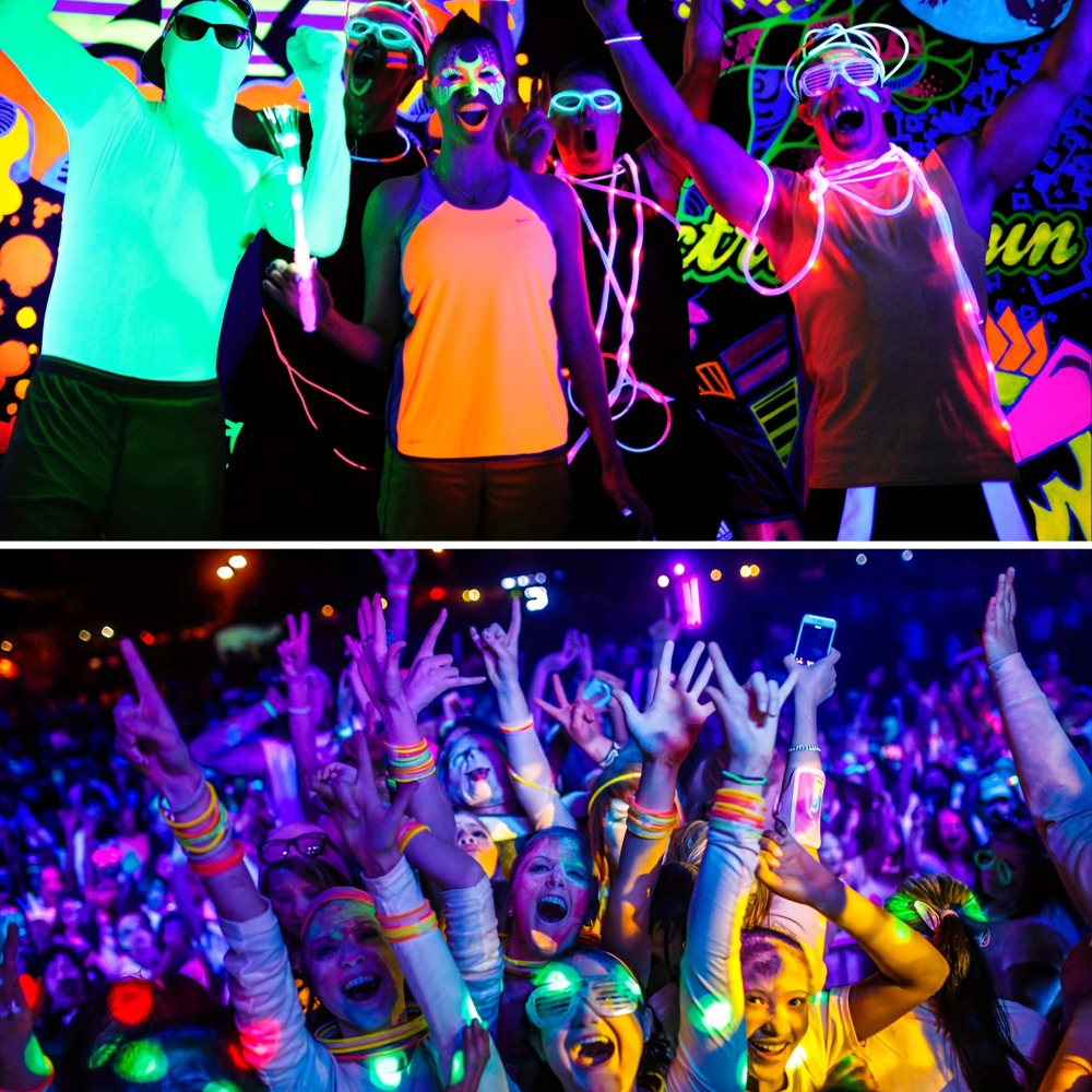 UV Black Light Bulbs 12W LED UVA 385-400nm - Glow in the Dark Party Blacklight Bulb for Halloween