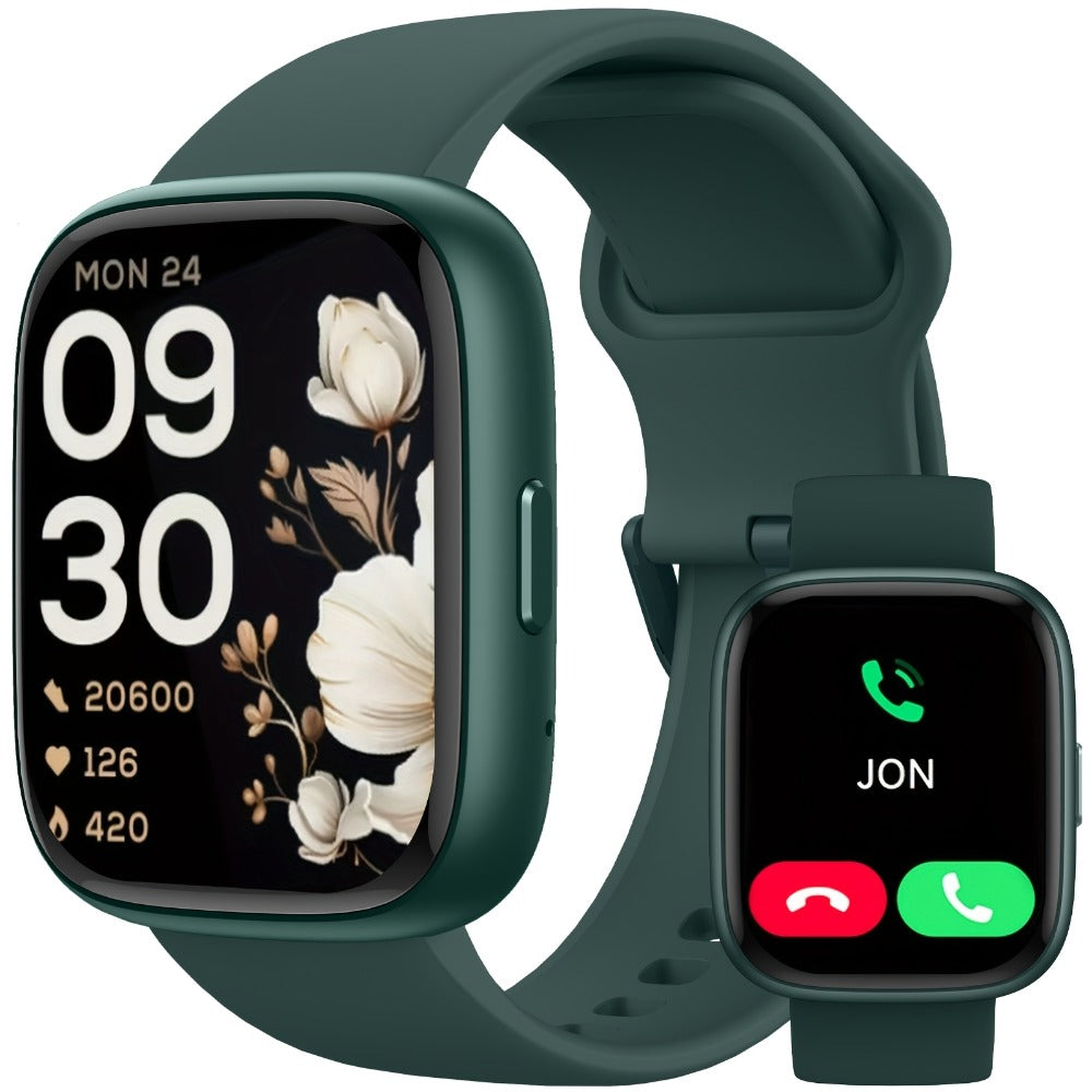 Smartwatch Alexa Built-in 1.83" HD – Wireless Calling, 100+ Sport Modes, Heart Rate, SpO2 and Sleep Readouts, Optional Woven