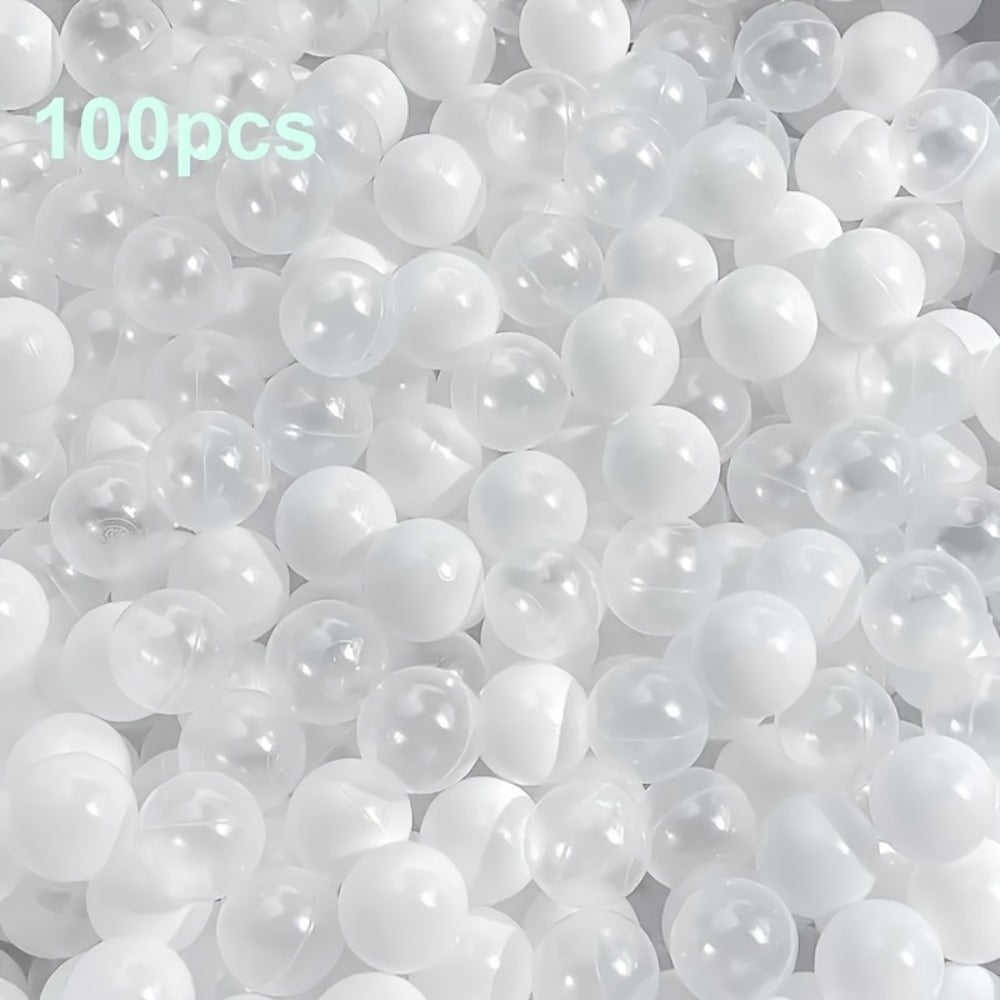 Ball Pit Balls 100/200 Pcs for Babies Toddlers PE Colorful Ocean Play Balls with the Listed Color, Size or Set Options for Everyday Use