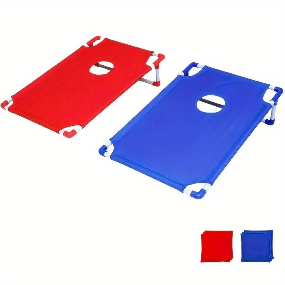 Portable Cornhole Bean Bag Toss Game Foldable Board 12 Bean Bags Storage Bag with the Listed Color, Size or Set Options for Everyday Use