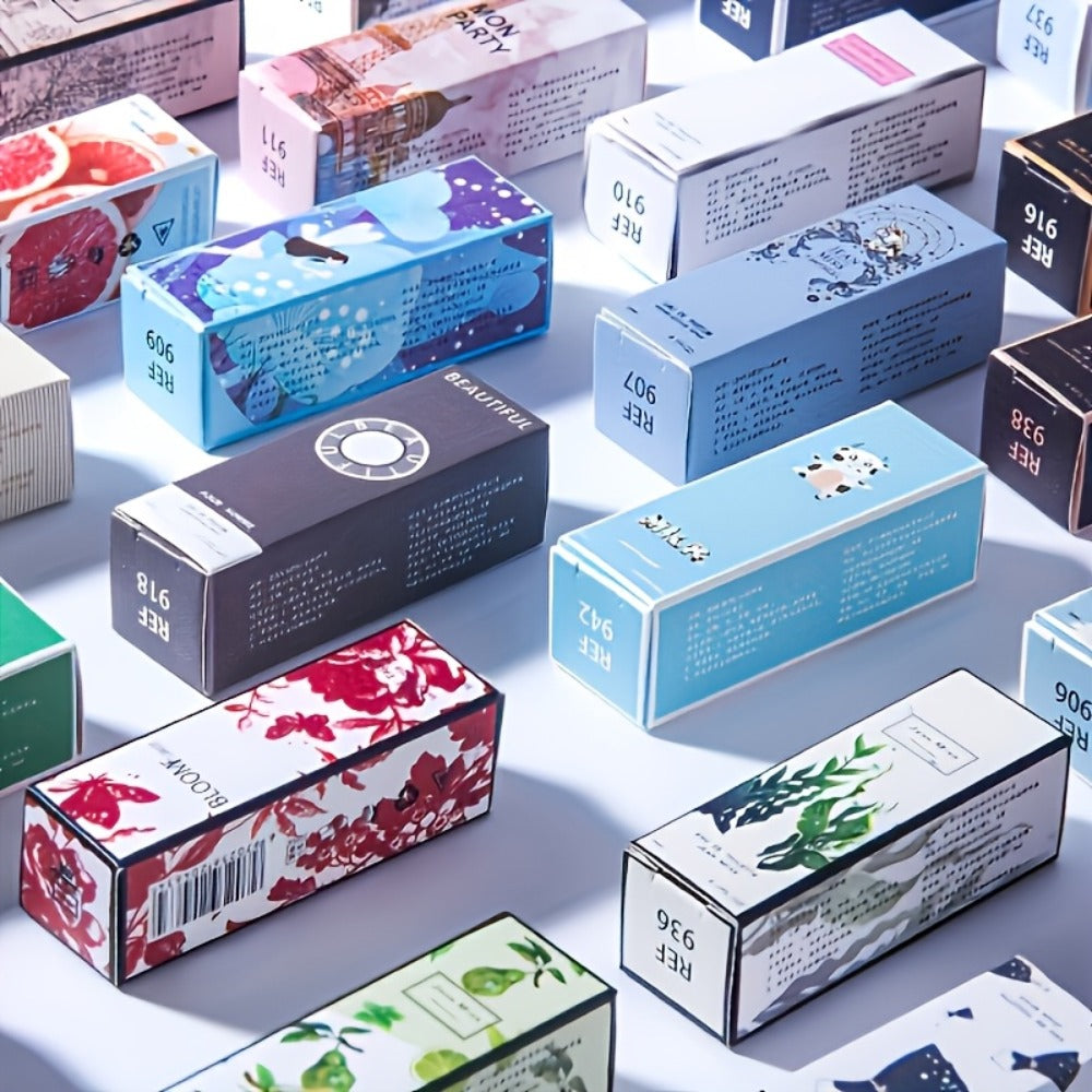 20-Piece Random Perfume Sample Set with 3ml Spray Vials, Mixed Box Designs and Assorted Delivery