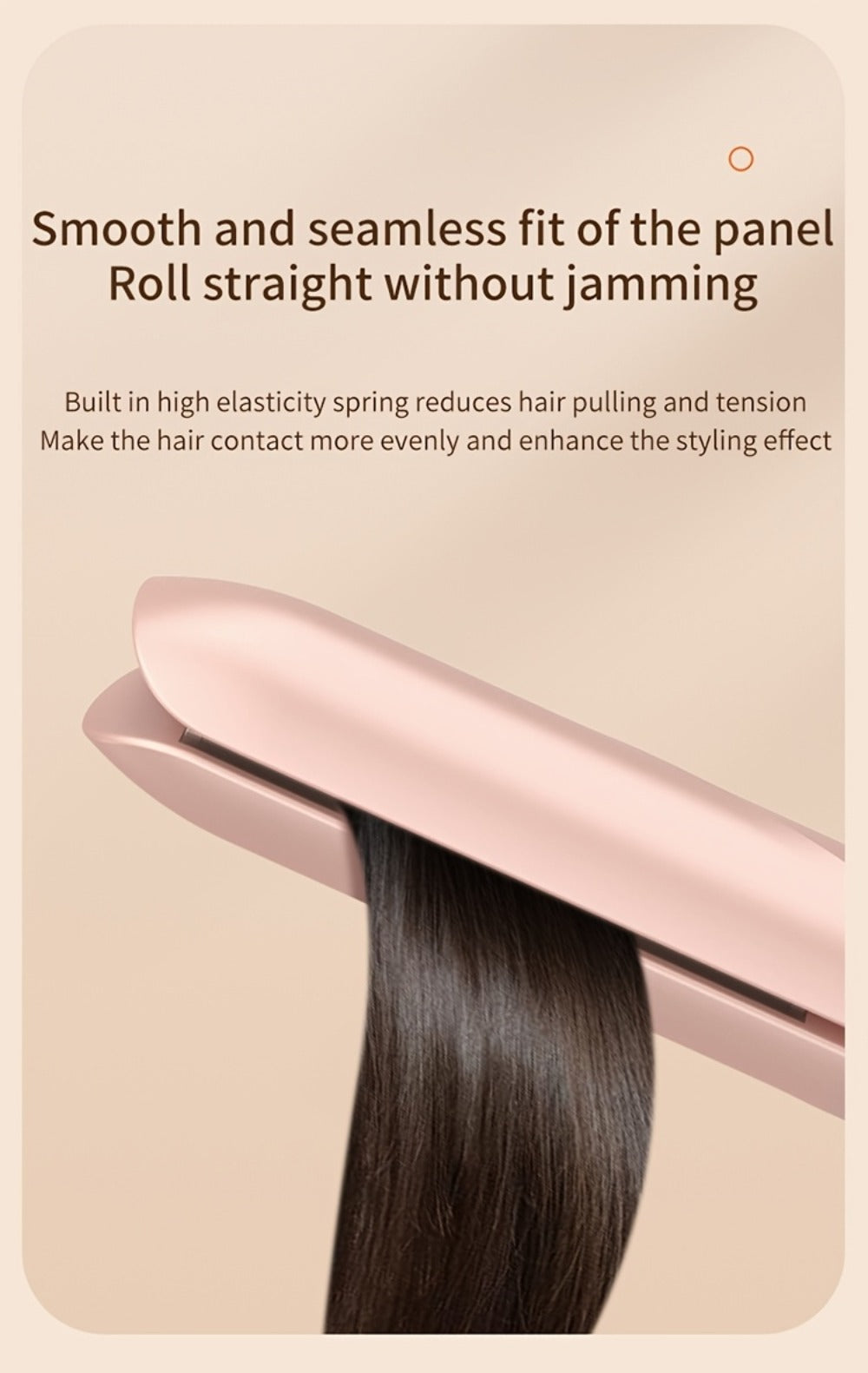 Wireless Hair Straightener and Curling Iron 2-in-1 Ceramic Cordless Hair Styler USB-C for Home, Travel and Salon Hair Styling