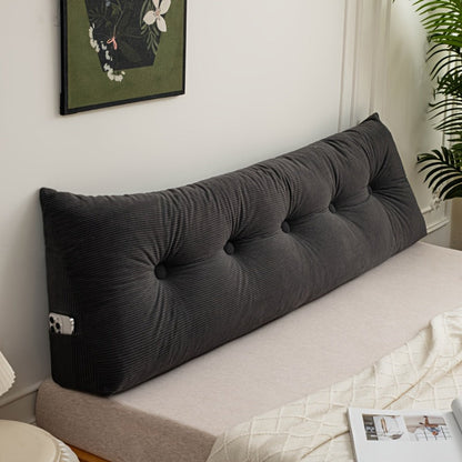 Tufted Triangular Backrest Cushion in Five Colors and Three Lengths from 59.06 to 78.74 Inches