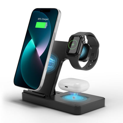Wireless Charging Station, MagSafe-Compatible 3-in-1 15W Stand in Sky Blue, White, Pink or Black
