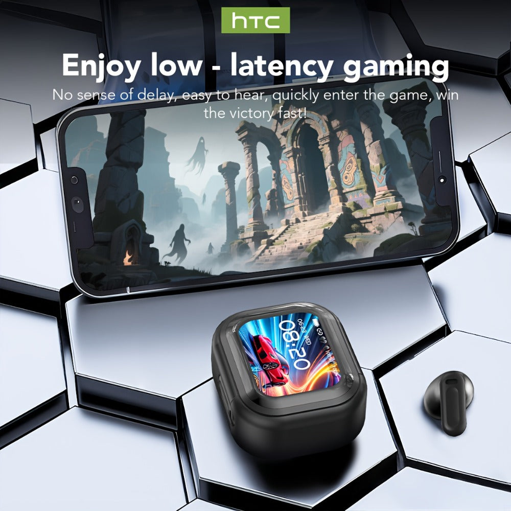 131 Language Real-Time Translation Wireless Headphones HTC NE20 TWS HiFi Sound Low for Bedside Audio, Alarms and Room Entertainment