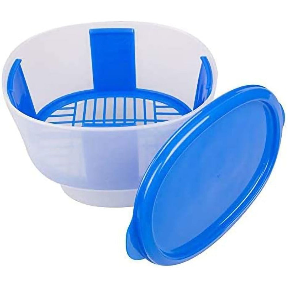 Breader Bowl Mess-Free Breading Station, All-in-One Shake and Coat Batter Bowl for Chicken Fish Shrimp Vegetables