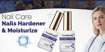 Nail Hardener for Weak Brittle Splitting Nails 2 Pack – Fast Drying White Nail Strengthener with Vitamin E