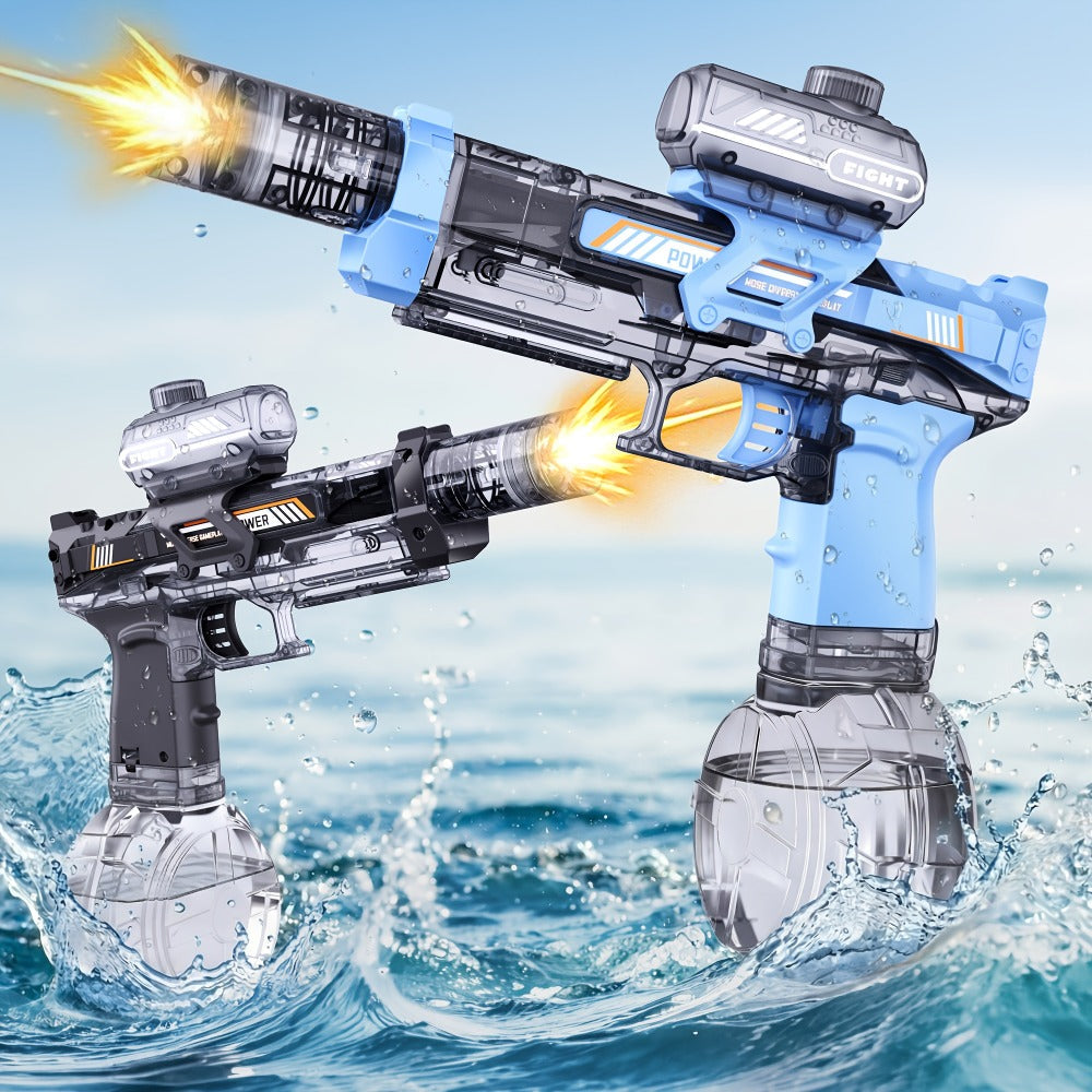 Kids Electric Water Gun with Sound Effects for Ages 3-6 – Automatic High Capacity Squirt Blaster Long Range