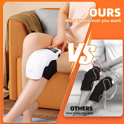 Knee Massager with Heat - 9 Heating Modes & 9 Vibration Speeds for Home or Salon Spa Use, with the Listed Configuration