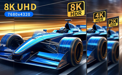 HDMI 2.1 Cable 8K 48Gbps Ultra High Speed Braided Nylon, 4K@120Hz, eARC, VRR, HDR10+, Dolby Vision