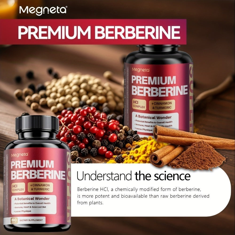 Thermogenic Fat Burner Capsules with Berberine, White Kidney Bean, Safflower Oil & Acetyl-L-Carnitine