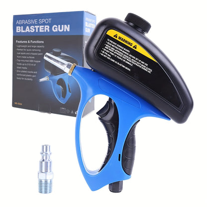 Sandblaster Gun for Air Compressor Pneumatic Abrasive Blasting, 90 PSI Max, 500ml Tank, Small Nozzle