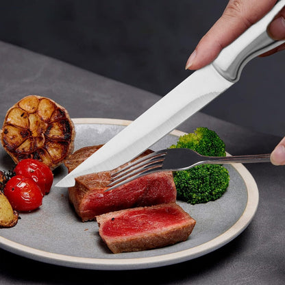 Stainless Steel Kitchen Knife Set Chef Knife Damascus Black Knife Block for Home Cooking, Dining and Outdoor Meals