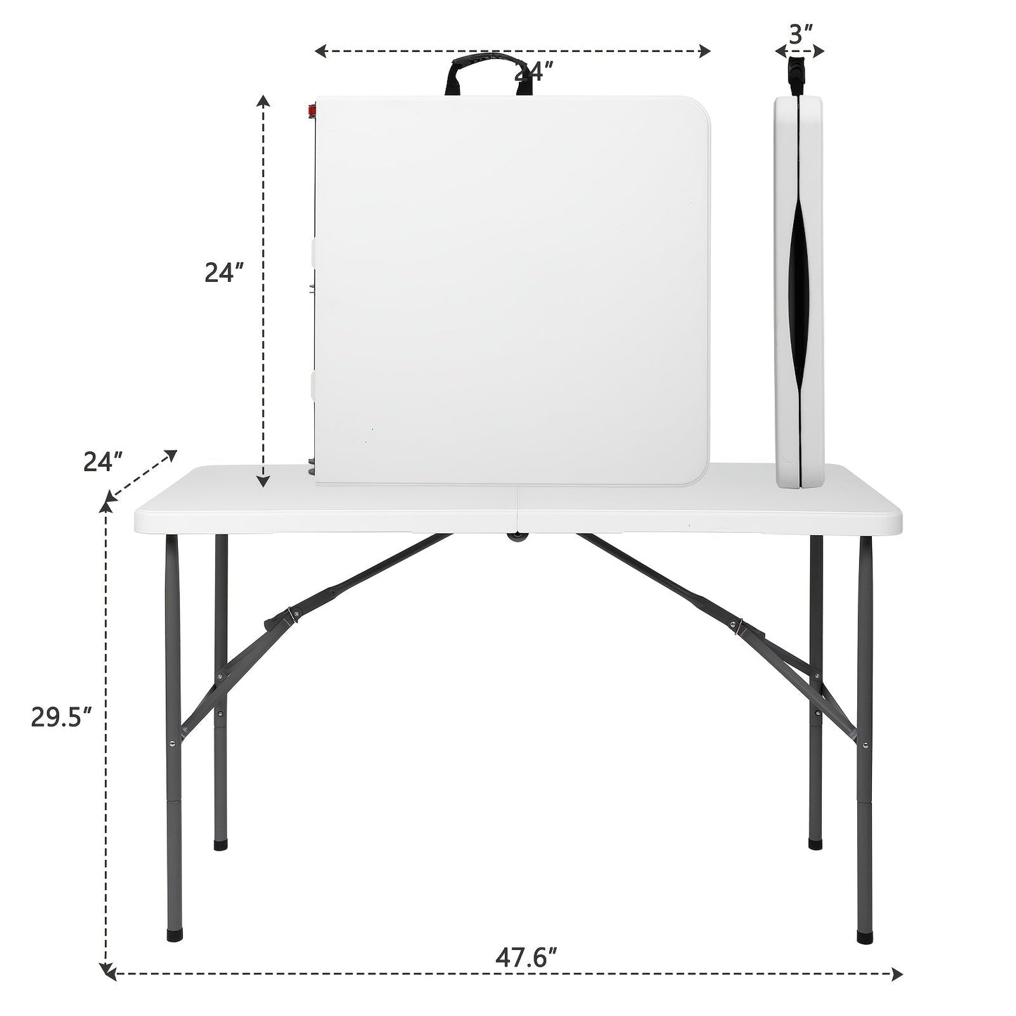 Folding Table shown in the For 4-6 persons option