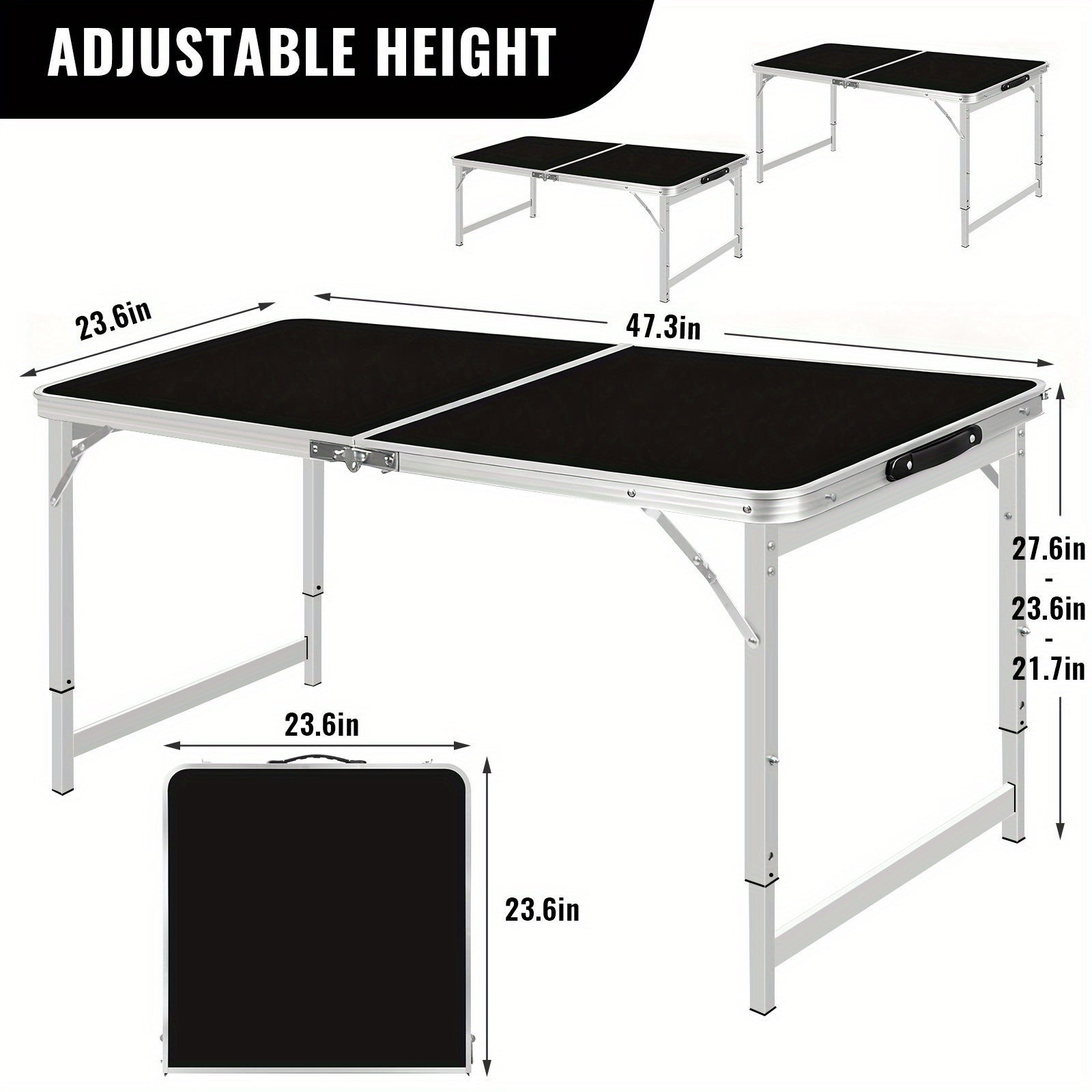 Folding Table shown in the Lightweight style option
