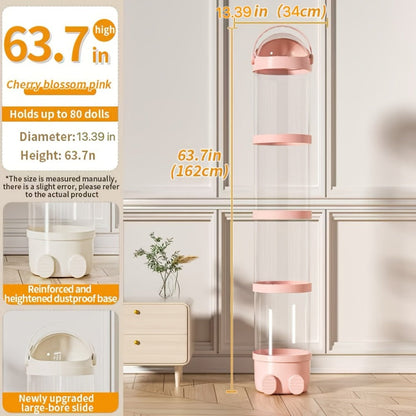 4-Layer Clear Kids Storage Organizer with Waterproof Protection for Kids' Room detail image - detail view 7