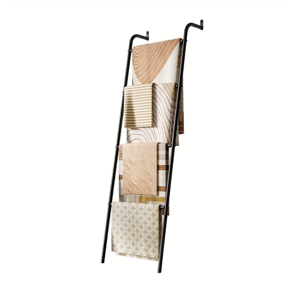 4-Layer Metal Blanket Ladders with Tool-Free Assembly for Living Room detail image - detail view 3